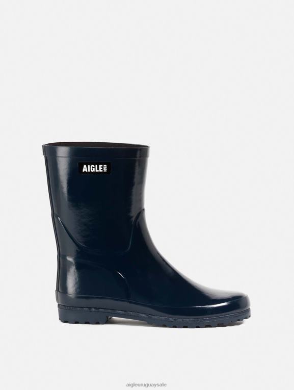 Aigle mujer botas T20BD538 marina bota de lluvia de charol