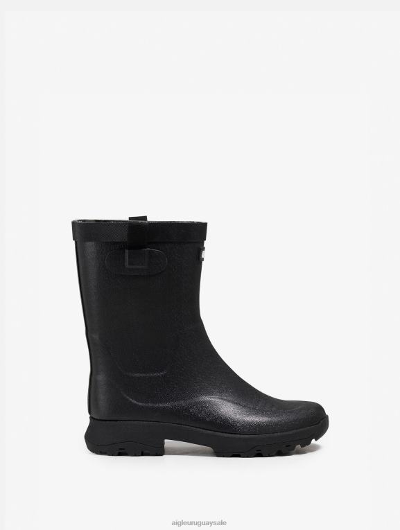 Aigle mujer botas T20BD598 negro bota de ocio versátil