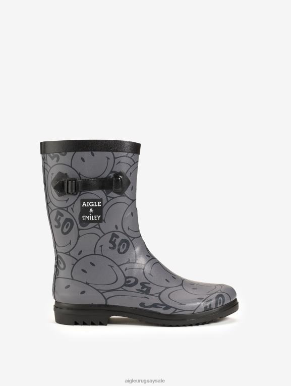 Aigle x Smiley mujer botas T20BD646 sonriente botas de goma